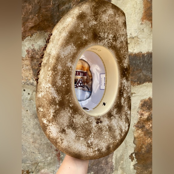 SOLD READ DESCRIPTION
New “Boot Stitch” Hand burned hat Sz 7 - Picture 9 of 10